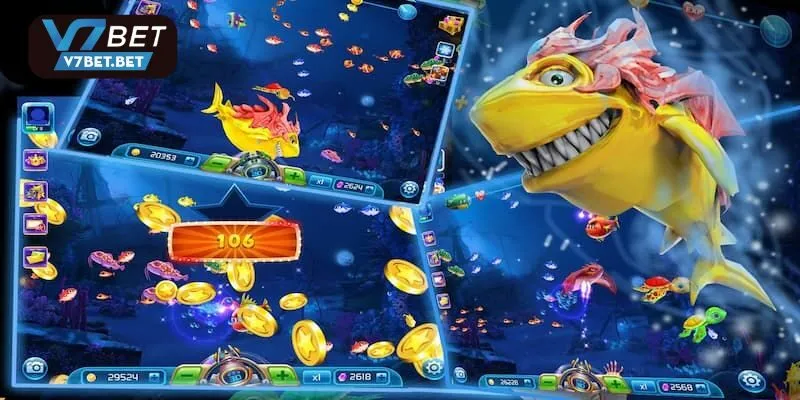 Các loại vũ khí trong game bắn cá v7bet