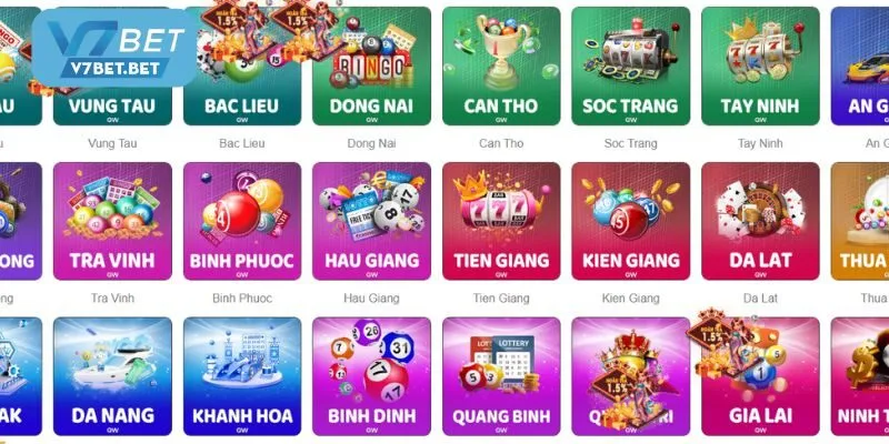 Tìm hiểu sơ lược về sảnh xổ số v7bet